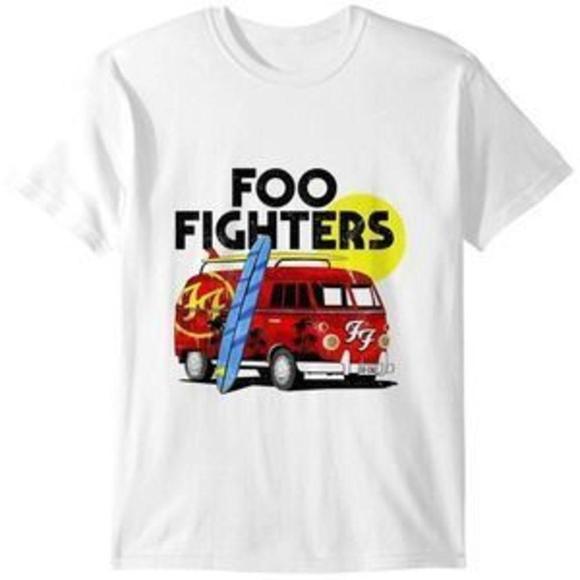 Pin_Eve Other - Retro 90S Foo Fighter Camper Vw Van T-Shirt